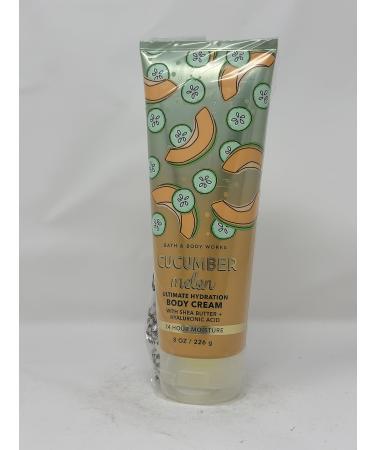 Cucumber Melon Body Cream Shea Butter + Hyaluronic Acid 8 Oz/ 226 g