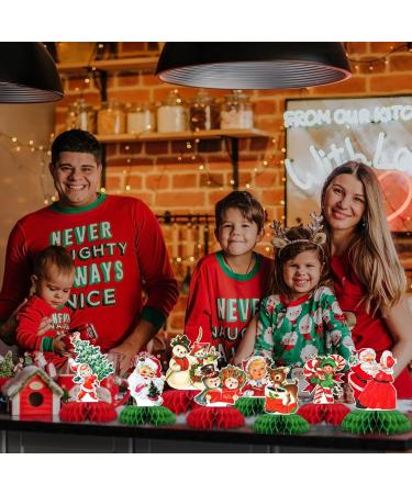 8 Pieces Christmas Honeycomb Centerpieces Victorian Christmas Themed Cake Balls - Buy Online on GoSupps.com