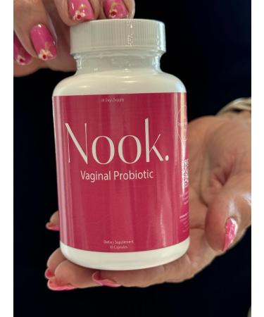 Nook Vaginal Probiotics - 40 Billion CFU for Balanced pH & UTI Prevention | 30-Day Supply | Odor & Yeast Control | Gluten-Free & No Refrigeration Needed - Buy Online on GoSupps.com