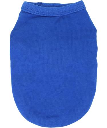 LOPHIPETS 100% Cotton Dog Tee Shirt for Small Dogs - Blue/S (2.2-4.5 lbs) Chihuahua Yorkie Puppy Clothes - Buy Online on GoSupps.com