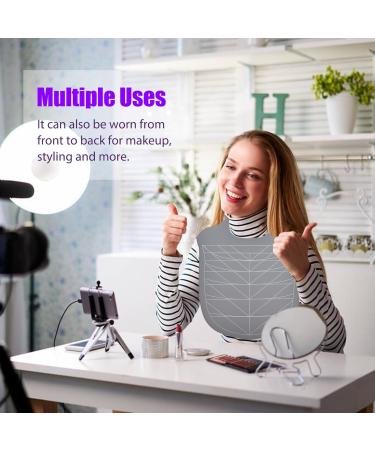 Hair Dye Collar - Waterproof Silicone Neck Guard for Salon & Home Use | Perfect Hair Cutting Aid (Gray - Buy Online on GoSupps.com