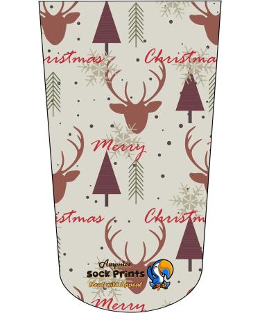 Reindeer Wallpaper V3 3Ply Amputee Stump Sock - Comfortable and Supportive - Buy Online on GoSupps.com