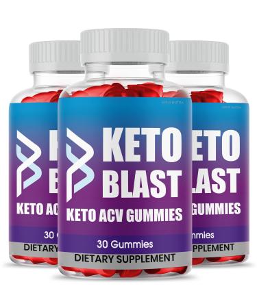 (3 Pack) Keto Blast Gummies Maximum Strength Original Keto Blast Gummy Advanced Formula 3 Month Supply 1 Count (Pack of 3)