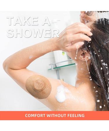 Carbou Freestyle Adhesive Patches 25 PCS - Waterproof Sensor Covers for Libre Enlite Guardian - Breatheable CMG Sensor Patches - Long Lasting Fixation (Tan) - Buy Online on GoSupps.com