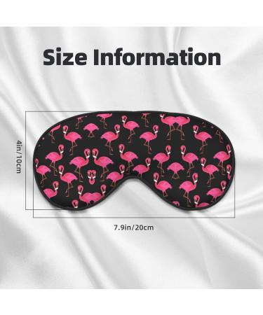 Lovely Pink Flamingos Eye Mask - Soft Adjustable Comfortable Sleep Mask for Men & Women - Perfect for Nighttime Relaxation - Buy Online on GoSupps.com