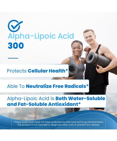 Buy Doctor's Best Alpha-Lipoic Acid 300mg - Supports Glucose Metabolism & Energy Production - Non-GMO Gluten Free Vegan - 180 Count - Buy Online on GoSupps.com