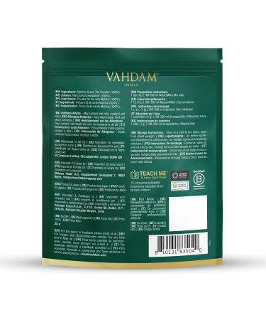 VAHDAM Matcha C r monial 30g | Matcha de Qualit C r moniale Sup rieure de Uji Japon | Poudre Ultra-Fine et Velout e | Saveur D licate Sans Amertume | Id al pour la Th et le Matcha Latte - Buy Online on GoSupps.com