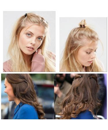 120PCS Mini Hair Claw Clips - Strong Hold Acrylic Tiny Clamps for Thin Hair | Black - Buy Online on GoSupps.com