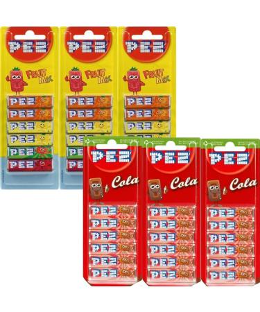 06 x VIMIX Fruit Cola Mix Refills Packs 51g - 02 Mixed Flavours with 01 Random Fun Pezmoji dispenser 17g - Buy Online on GoSupps.com