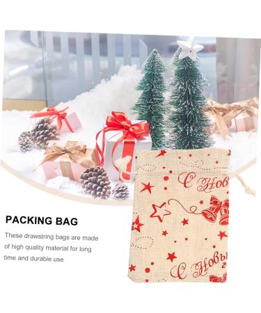 FOMIYES 48 Pcs Countdown Candy Bag Christmas Advent Calendar Bags Christmas Countdown Calendar Tag Wood - Buy Online on GoSupps.com