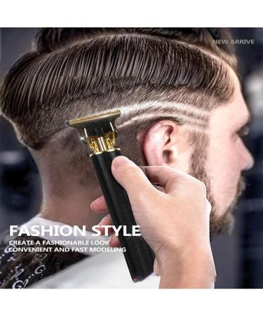 Yamloveme Trimmer Professional Cordless Hair Clipper Hair Edgers Clippers for Men Electric Hair Zero Gapped Hair Clippers with 4 Different Combs (2PCS-D) - Buy Online on GoSupps.com