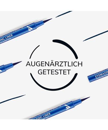 Manhattan Eyemazing Liner - Blue Felt Eyeliner (Blueless 77L) for Perfect Application - 1.2ml | Shop Internationally - Buy Online on GoSupps.com