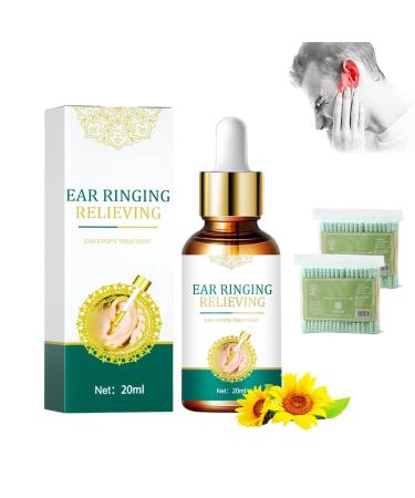 Tinniclear Ear Drops Tinnitus Relief Drops Natural Organic Herbal Drops to Ease Ear Ringing (1pcs)