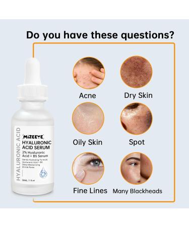 Hyaluronic Acid 2% + B5 Facial Serum 2 PCS Hyaluronic Acid Serum For Face Moisturizing. 2% Hyaluronic Acid - 2PCS - Buy Online on GoSupps.com