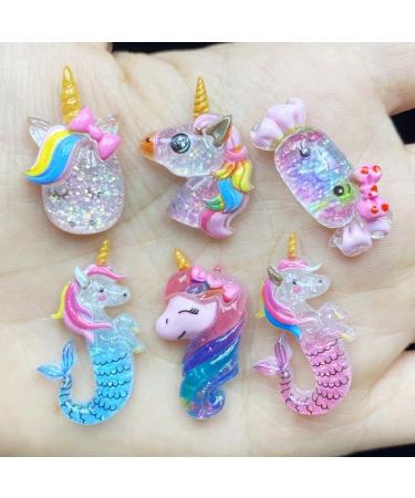 14Pcs/Lot Cute Resin Nail Art Charms Happy Animals Jelly Gummy Sweet Candy 3D Nail Decoration DIY Nail Accessories (14pcs  Mix Shape)