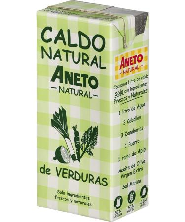Aneto 100% Natural Vegetable Broth - Box of 6 Units of 2X330ML - Buy Online on GoSupps.com