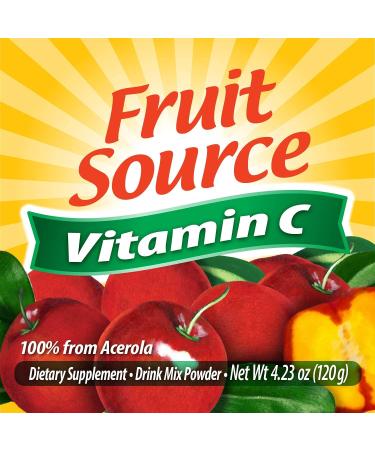 Nature's Way Alive! Organic Acerola Fruit Vitamin C Drink Mix - 4.23 oz - Buy Online on GoSupps.com
