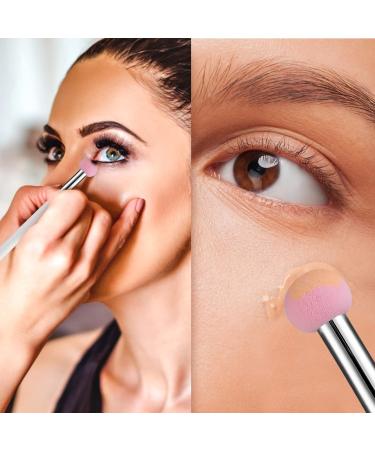 Wllhyf 4-Piece Makeup Brush & Sponge Set | Professional Foundation Concealer Liquid Eyeshadow Applicators | Beauty Blender Tool for Flawless Makeup - Buy Online on GoSupps.com