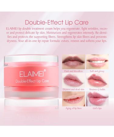 Strawberry Lip Peeling & Moisturizing Mask - Intensive Repair Treatment for Fading Lip Lines (9g) - Buy Online on GoSupps.com
