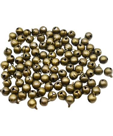 100PCS Small 1/2 Jingle Bell Vintage Bronze Mini Beads for DIY Jewelry Findings & Crafts - Buy Online on GoSupps.com