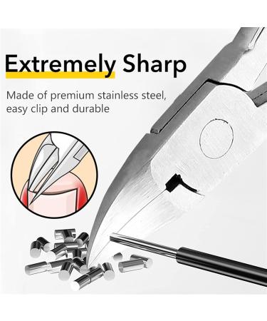 Nail Clipper Professional Fingernail Toenail Cuticle Nipper Trimming Stainless Steel Nail Clipper Cutter Cuticle Scissor Plier Manicure Tool - Buy Online on GoSupps.com