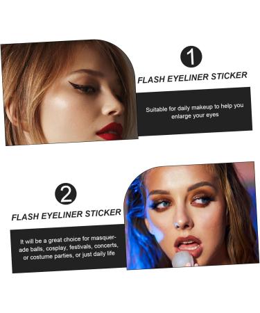 SOESFOUFU 18 Pairs Anti Sweat Eyeliner Double Stick Tape Eyeliner Sticker Eye Line Strip Man Make up Adhesive - Buy Online on GoSupps.com