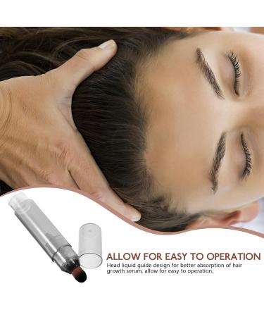 FRCOLOR Hair Oil Applicator Bottle | Clear Twist Top Scalp Care Comb | 11.3x2cm Squeeze Plastic Bottle for Roots Supplies - Buy Online on GoSupps.com