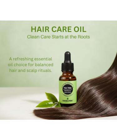 Earth N Pure Tea Tree Essential Oil with Glass Dropper - 50 ML - Buy Online on GoSupps.com