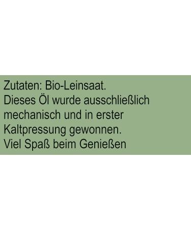  Seitenbacher Seitenbacher Organic Flax Oil | Prepressed | Pressed | Native | (1 x 100 ml) - Buy Online on GoSupps.com