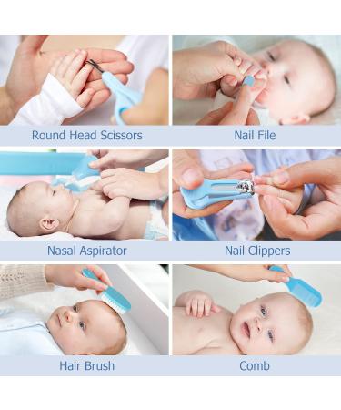 12 PCS Baby Grooming Baby Nail Kit MKNZOME Protable Newborn Nursery Health Care Set Include Baby Comb Baby Brush Clipper Cleaner Baby Scissors etc for Baby Girl & Boy Gifts Newborn Gift Set #3 - Buy Online on GoSupps.com