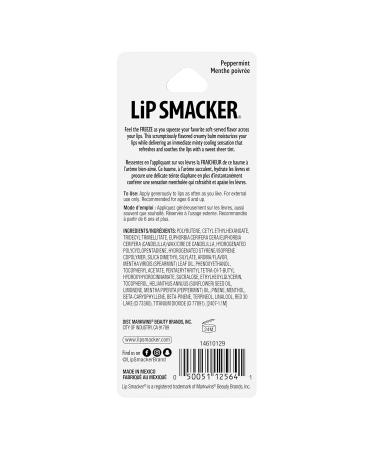 Lip Smacker Ice Freeze Balm Ultra-Hydrating & Cooling Lip Balm with Refreshing Flavor Sheer Tint & Minty Sensation Soft-Served Creamy Formula Moisturizing & Nourishing Lip Care - Peppermint - Buy Online on GoSupps.com