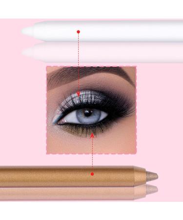 Eye Liner Pencils | Liquid Eye Pencil with 12 Colors Easy Removal Eye Makeup Supplies Long Lasting for Music Festival Performance Daily - Buy Online on GoSupps.com