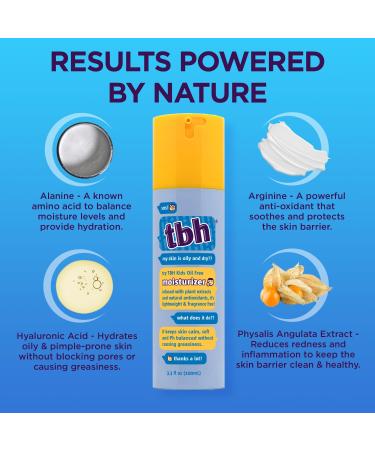 TBH Gentle Hydrating Face Moisturizer for Kids & Teens - Sensitive Skin Shine-Free Sulfate & Paraben Free - Travel Size 3.3 Oz - Buy Online on GoSupps.com
