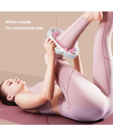 AONYAYBM Round Pink Massage Scooter for Legs | Portable Multi-Purpose Muscle Roller | Innovative Leg Massage Device for Sports & Relief - Buy Online on GoSupps.com