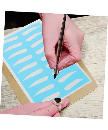  TOVINANNA 8 Pairs of Eyebrow Training Skin Reusable Sustainable Practice Skin for Precision Makeup Techniques for Beginners - Buy Online on GoSupps.com