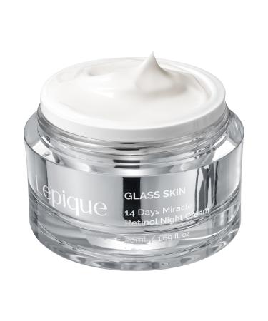 Retinol Night Cream 1.69oz - No.1 Korean Premium Overnight Repair Cream for Face and Neck - Collagen Centella Hyaluronic Acid - Anti aging Acne Moisturizer Face Cream Hydrating Firming Unscented 1.69 Fl Oz (Pack of 1)