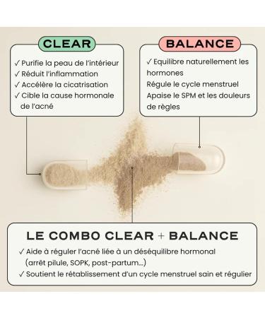 Circles CLEAR + BALANCE Compl ment Femme quilibre Hormonal & Peau Nette | Zinc Gattilier Bardane Magn sium Vitamine B6 | SPM Acn Hormonale | 120 G lules Vegan - Buy Online on GoSupps.com