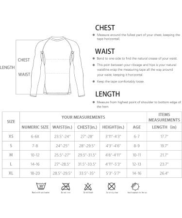 TELALEO Compression Shirt Youth Long Sleeve Undershirt - Black/White - Medium - Buy Online on GoSupps.com
