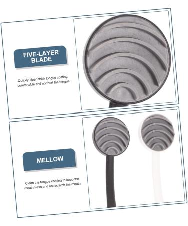 Lurrose 2nd Tongue Cleaning Brush - Plastic Oral Care Tool for Babies | Effective Tongue Scraper & Mouth Cleaner | Child Health Care | 18.5x3.5cm - Buy Online on GoSupps.com