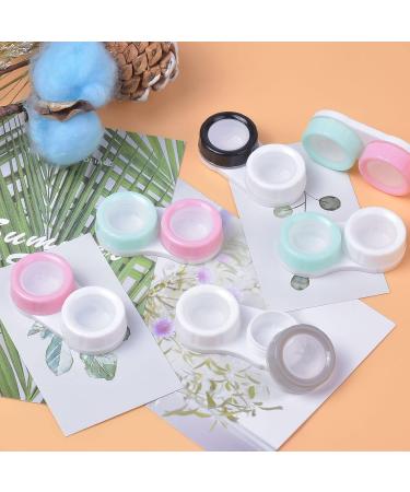 20PC Contact Lens Container Set - Travel-Friendly Screw Cap Cases in 5 Colors for Lenses & Glasses - Buy Online on GoSupps.com