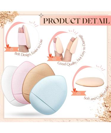 72 Pcs Mini Makeup Sponge Set for Flawless Beauty - Soft Blender Puffs for Foundation, Powder, Concealer & Repair Cream - 4 Colors - Buy Online on GoSupps.com