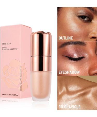 High Gloss Grooming Stick Liquid Highlighter Moisturizing Glow Liquid Contour/Highlighter Long-Lasting Liquid Luminator Waterproof Cream Contour Stick Skin Brighten (Maple Sytup 10 ml) - Buy Online on GoSupps.com