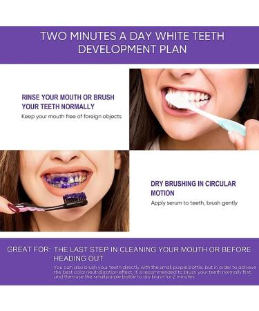 Purple Toothpaste for Teeth Whitening Purple Whitening Toothpaste Tooth Stain Removal Colour Corrector 50ml - Buy Online on GoSupps.com