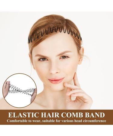 Soft 'N Style Flexible Headbands for Women - 3pc Black Stretch Headband Set - Buy Online on GoSupps.com