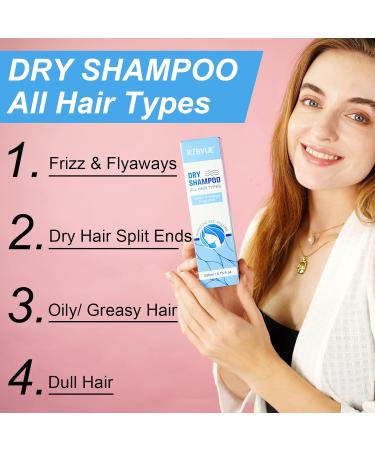 Instant Dry Refresh Shampoo | Waterless Hair Texture & Body | Lemon Fragrance | Travel-Friendly | 6.73 OZ - Buy Online on GoSupps.com
