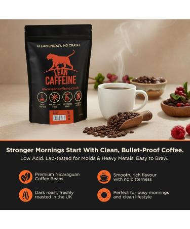 Lean Caffeine Nicaragua Coffee Beans 908g - Buy Online on GoSupps.com