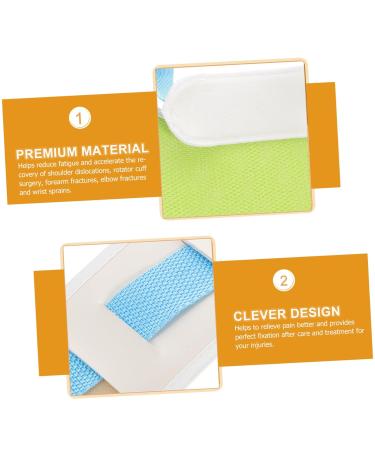 GLEAVI Pediatric Sling Brace - Adjustable Arm Strap for Broken Wrist Shoulder & Neck Support - Green - Buy Online on GoSupps.com