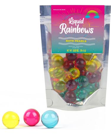 Gift Republic Liquid Spirit Rainbow Bath Pearls 20-Pack - Magical Tropical Scent (20 Count) - Buy Online on GoSupps.com