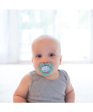 Dr. Brown's Advantage Reversible Baby Pacifier 3-Pack Blue Glow-in-the-Dark | 6-18m | Breathable Open Shield, Max Airflow, 100% Silicone - Buy Online on GoSupps.com