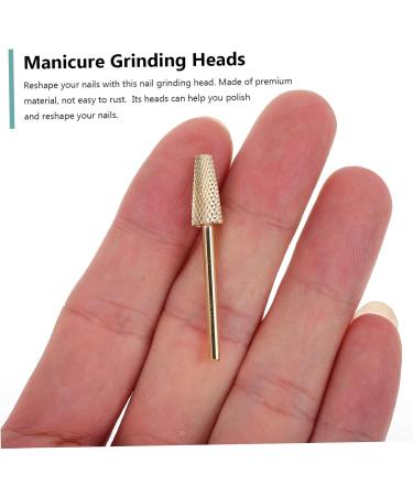 minkissy Carving Head Sturdy Sander Sanding File Polish Bit Accessory Tools Removing Polishing Acrylic Steel Cuticle Remove Replacement Supplies Grinding Carbide - Buy Online on GoSupps.com